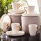 Karaca Pippo Service à café expresso pour 6 personnes, 6 tasses à café et 6 soucoupes, tasses à moka robustes, tasses à café épaisses, tasses à expresso, porcelaine