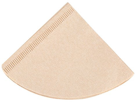 Paper Coffee Filters, 40Pcs Unbleached Natural Cone-Shape Drip Coffee Cup Filter Papers Small Coffee Filters Percolator Coffee Filters Coffe Filters Coffee Paper Filters (V01)