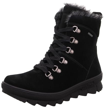 Legero Damen Novara Warm Gefütterte Gore-tex Schneestiefel, Schwarz 0000, 41 EU