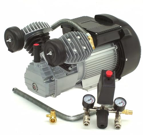 Compresseur à air comprimé AGGREGAT 10 bar Cylindre en V 356 L 3 CV Moteur électrique 230 V AWZ