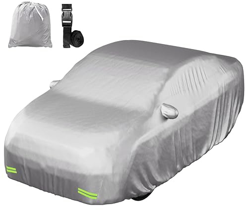 Mockins 200x75x60 190T Polyester Soft Large Car Cover for Sedan Defense