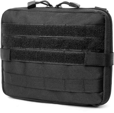 TRIWONDER Taktische Hüfttaschen, Militär Gürteltasche, Kompakt und leicht, Molle Beutel, Multifunktional MOLLE EDC Tasche Bauchtasche für Wandern Arbeiten Camping (Schwarz)