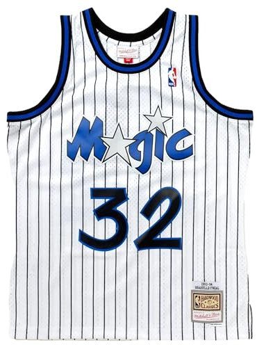 Mitchell & Ness NBA Shaquille O'neal Orlando Magic 1993-94 Swingman Hardwood Classic, Weiß