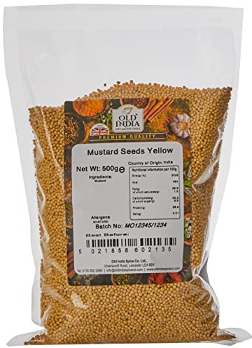 Old India Mustard Seeds Yellow 500g