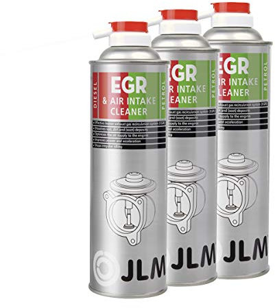 JLM AGR Ventil & Lufteinlass Reiniger Benzin & Diesel 3 x 500ml (1500ml) | 3er Pack