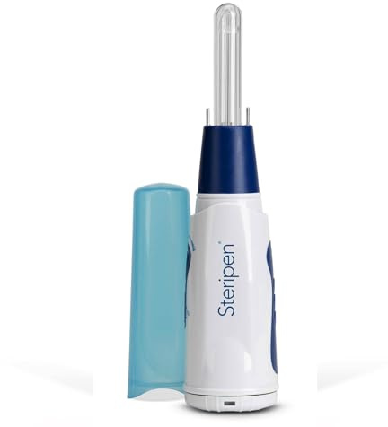 Steripen Classic 3 UV-Wasserentkeimer 60110077 | Wasser-Desinfektion mit UV Licht | wirkt gegen Protozoen, Bakterien, Viren | 90 Sek. 1 L Trinkwasser Entkeimer