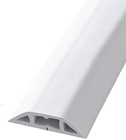 LSMKKA Kabelkanäle Kabelkanal Kabelabdeckboden, Weicher Kabel-Organizer/Kabelkanal Extra Breiter 50 Mm Hider Schneidbar, Wandmanagement-Kit Für Den Innenbereich Selbstklebend