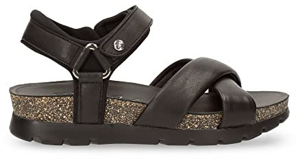 Panama Jack Women's Sandals, Serena B1, Negro/Black, 40 EU