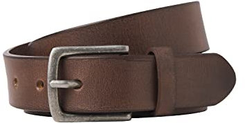 JACK & JONES Herren Jacian Leather Belt Ledergürtel 12227162 ,Brown Stone ,95