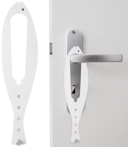 Maodom Door Stopper for Cats - Cat Door Alternative | Cat Door Alternative Installs Quick Elastic Locking Straps to Keep Dogs Away from Cat and Food