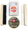 CRSN Set Black Shoe Polish 50ml (Crosby) with Pack of 2 Shoe Polish Brush and 4 Kiwi wipes. Shoe polish kit for black leather, shoe cleaning kit for perfect finish. Boot cleaner, boot shine brush