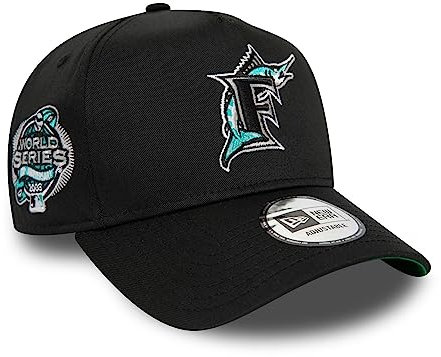 New Era Florida Marlins MLB World Series 2003 100th Anniversary Black E-Frame Snapback Cap - One-Size