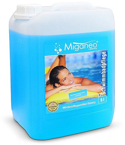 Miganeo Winterpflegemittel/Überwinterungskonzentrat 5 Liter - Algenverhütung | pH-Stabilisierung | Kalkverhütung