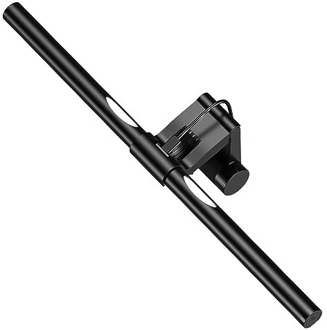 Coolait Computer-Monitor-Licht, Bildschirm-Monitor-Lichtleiste mit Hintergrundbeleuchtung für Augenpflege, E-Reading-LED-Aufgabenlampe mit Farb-/Dimm-Anpassung, Touch-Steuerung, Keine