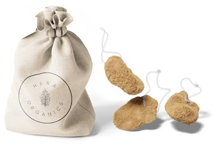 HERA organics Menstruationsschwamm mit Rückholfaden | Medizinisches Silikon | Alternative zum Soft Tampon | Naturschwamm als Perioden-Schwamm | wiederverwendbar | 3xM