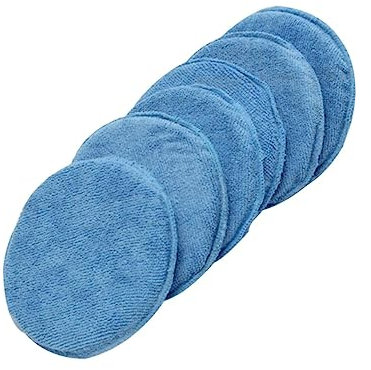 LIFKOME 6 Pièces 5 Éponge De Cire Voiture Éponge Cosmétique Éponge De Nettoyage Bloc D'éponge De Voiture Éponges Bleues Cirage Bleu Outils De Nettoyage Éponges De Beauté Accessoires Auto
