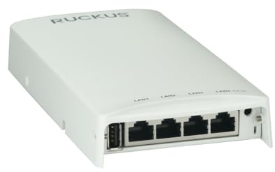 Ruckus Networks H550 Series Wi-Fi 6 Wall-Mounted Indoor Access Point (901-H550-US00), White