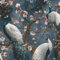 Erismann Abode Play of Light Peacock Navy Wallpaper 10414-08