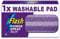 Flash Power Spray Mop Washable Pad Refill, Flash Mop Refill Pads, White, 1 Refill, Flash Power Mop