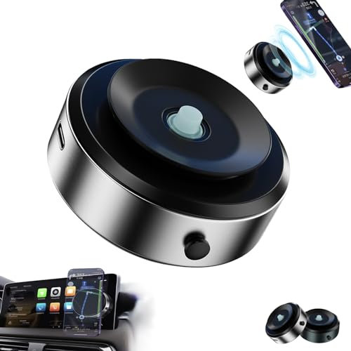 splendspirit,magnetischer saugnapf,Splendspirit-Telefonhalter,Double-sided Phone Holder Innovative Dual Suction Cup and Magnetic, magnetic Phone Holder for Car Magnetic, 360°3D Rotation & Safe View- B
