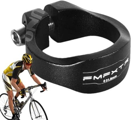 Bike Seat Lock,Aluminum Alloy Pipe Clamp Bicycle Seatpost Tube Clip | Lightweight Heavy Duty Saddle Clamp Bicycle Seat Adapter Bike Seatpost Collar