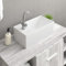 Brokky Lavandino Bianco 48x25x15 cm in Ceramica-Ceramica,Finitura Lucido - Lavandino Design Moderno Bacinella Lavamani Lavello Sanitari Bagno