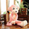 champracer AFFE Plüschtier Puppe Stofftier Kissen Kuscheltier AFFE, zum Spielen und Kuscheln, Weiches Schmusetier für Mädchen, Jungen, Babys (40 cm,Rosa)
