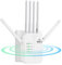 WiFi Repeater,WiFi Extender 6 3dBi Antennas,2 Ethernet Ports, 3-in-1 Access Method of Repeater/AP/Router,WLAN verstärker Signal Coverage of 10000 cu.ft,Internet verstärker für Zuhause und Büro
