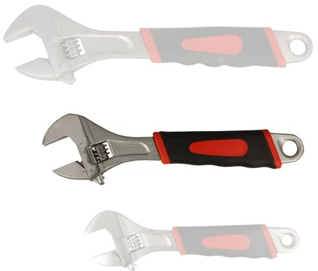 BOOMET Rollgabelschlüssel 250mm · auch als 3er Set erhältlich · Universal verstellbarer Maulschlüssel für präzise Anwendung, ideales Werkzeug