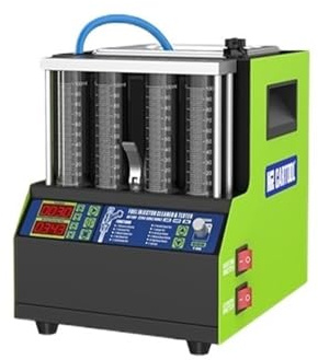 Tester per iniettori V308 Macchina for la pulizia del tester 'iniettore di carburante for auto, pulitore del tester 'iniettore di benzina for motociclette 4 cilindri CT160 Prova di pressione di apertu