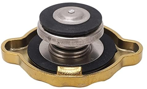 MKVAXR Motorwassertankabdeckung, stabile professionelle Motorwassertankabdeckung aus Aluminium for Lader(Silver Middle) Dieseltankdeckel für Bagger(Gold Middle)
