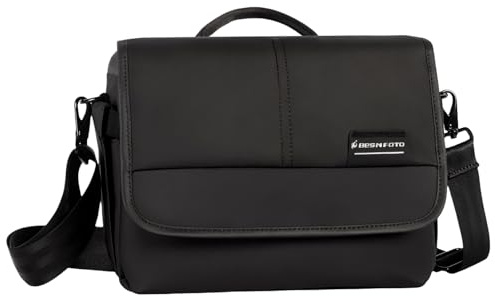 Besnfoto Camera Bag Small DSLR Camera Shoulder Bag for Photographer Waterproof Messenger Bag Crossbody Case Compatible with Canon Sony Nikon