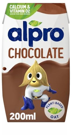 Alpro Kids Oat Chocolate Long Life Dairy Free Drink 200ml