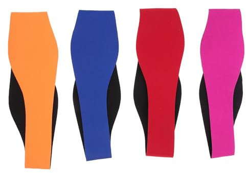 SHERCHPRY Verstellbares Ohrband aus Neopren Schwimmstirnband 4 Stück-pack Leicht und Atmungsaktiv für Damen für Sommerurlaub Beim Schwimmen und Baden