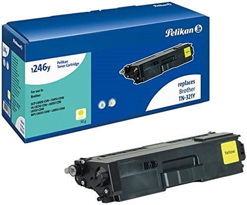 Pelikan Toner ersetzt Brother TN-321Y (passend für Drucker Brother HL L8250)