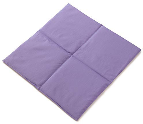 Dinkelkissen 40x40cm 4-Kammer groß flieder - Wärmekissen Körnerkissen