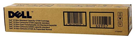 Dell 593-10118 5110cn Tonerkartusche cyan Standardkapazität 8.000 Seiten 1er-Pack