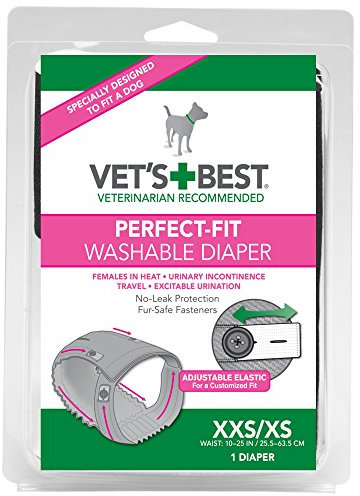 Vet's Best Perfekt-Fit Windeln für Hündinnen XXS/XS
