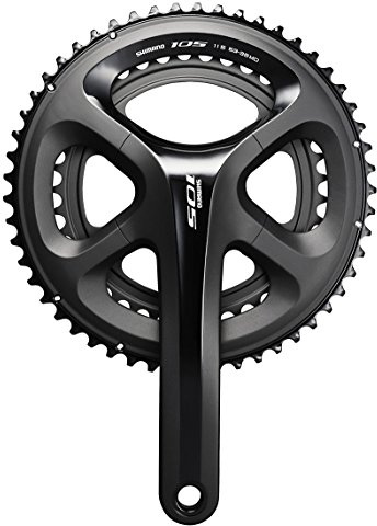 Shimano 105 Kurbelgarnitur, 11 Gänge, FC5800DX26L, schwarz