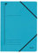 Esselte Leitz Eckspanner, A4, Füllhöhe 300 Blatt, Pendarec-Karton, blau, 39800035, 3 Stück