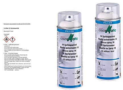 COLORMATIC 2x 400ml 1K Spritzspachtel