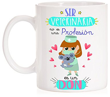 MardeTé Taza Veterinaria. Ser Veterinaria no es una profesión es un Don. Regalo Divertido para Veterinarios, los Amantes de los Animales.