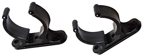B Baosity 2er Bootshaken Paddelhalter Halter Befestigung Rohrclip Bootshakenhalter Befestigungsschelle für Boot, Doppelte Befestigungslöcher