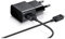 Cable USB + Chargeur Secteur Noir Compatible avec Samsung Galaxy J6 2018/J6 Plus 2018/J7 2016/J7 2017/J5 2015/J5 2016/J5 2017/J3 2016/J3 2017/J1 2016/J1 2017 - Cable 1 Metre Chargeur Phonillico®