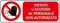 ADESIVO VIETATO ACCESSO AL PERSONALE NON AUTORIZZATO 125x330 mm
