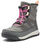 Sorel KIDS WHITNEY II SHORT LACE WATERPROOF Winterstiefel für Unisex Kinder, Grau (Quarry x Grill) - Youth, 32 EU