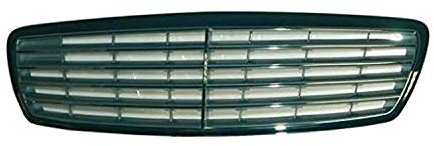 Griglia radiatore completa grigio chiaro, compatibile con MERCEDES E CLASSE dal 07/2002 al 04/2006