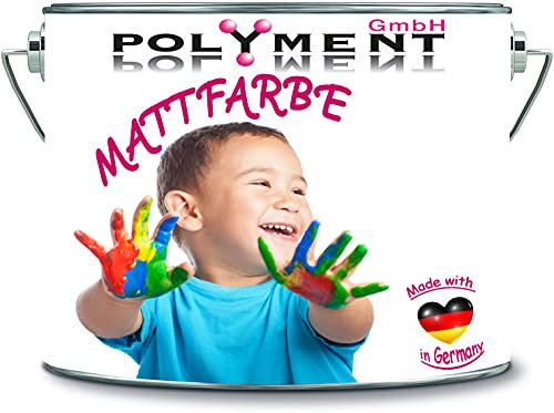 Polyment GmbH Pintura de interior para pared, colores de dispersión (vainilla, amarillo, 1 l)
