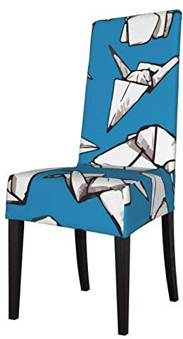 Stuhlhussen Tausend Papier Craft Sitzschutz Stretch Esszimmer Stuhl Schonbezug Sitzbezug für Stühle