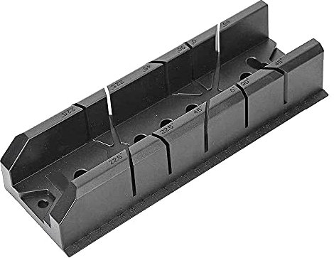 Mitre Box Plastic Mitre Box Clamping Mitre Box Multiple Degree Cutting Box Tool Miter Saw Box Oblique Cutting Tool for Carpenters Framing Crafts Woodworking